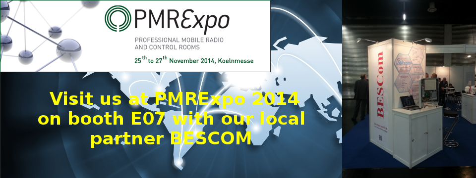 Bandeau SELECOM at PMRExpo 2014 in Cologne (Germany)
